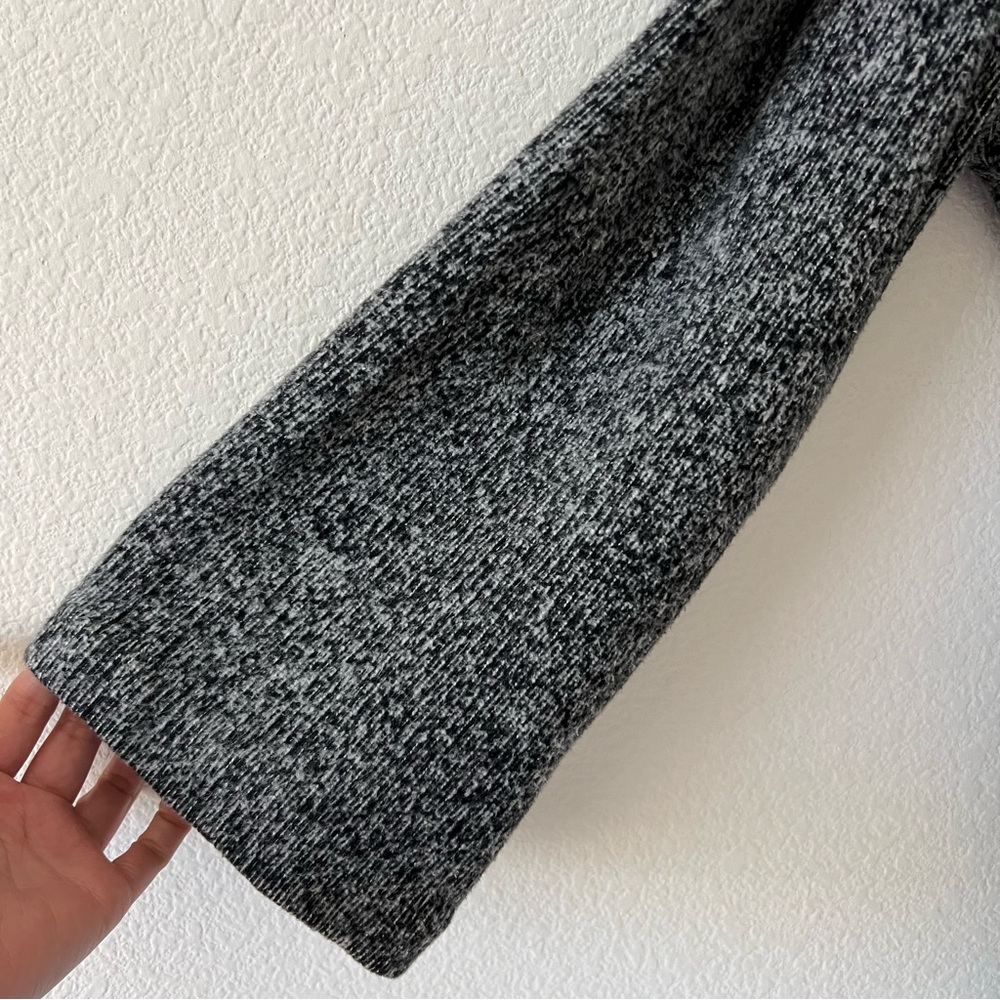 ATM Anthony Thomas Melillo Heathered Gray Oversized Fleece Over Coat Small - Picture 8 of 14